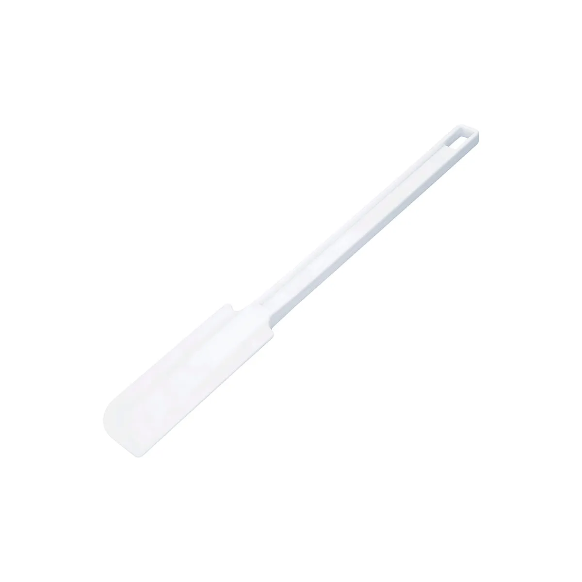 CHEF INOX SPATULA w/NARROW RUBBER BLADE 400mm WHITE (*31352*) =  1 X EACH