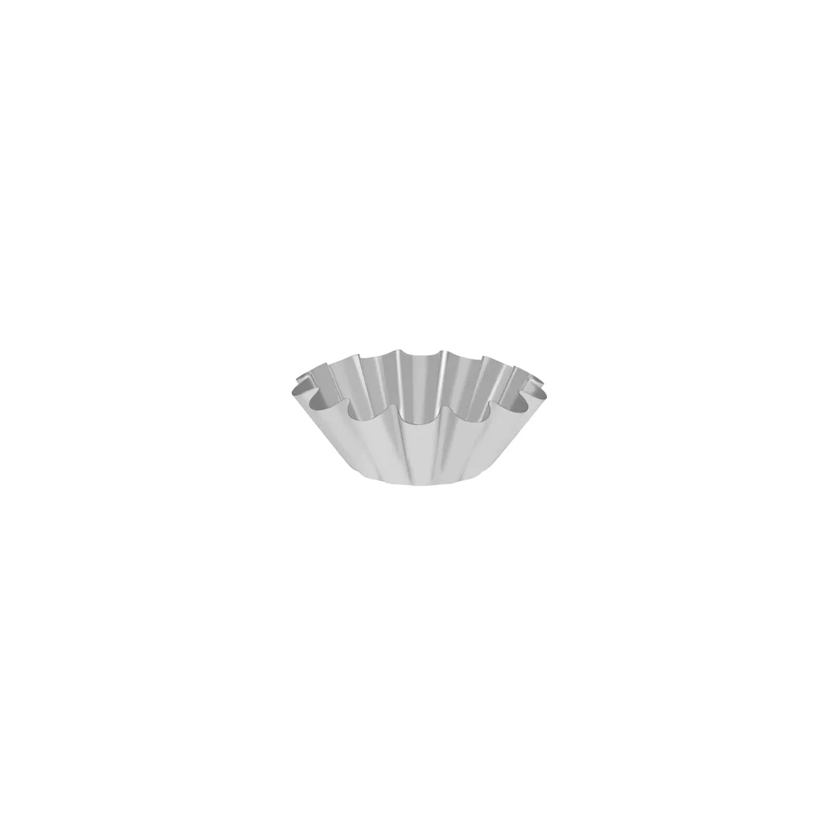 BRIOCHE MOULD-180x73mm 14-RIBS FIXED BASE (*64209*) = 1 X EACH