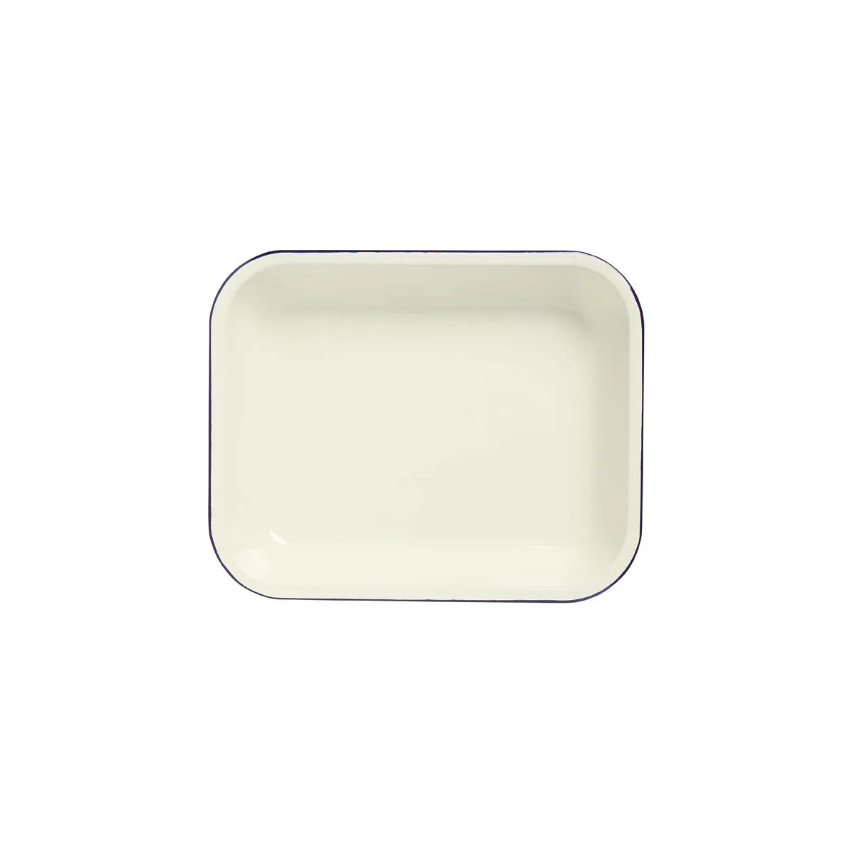 WILTSHIRE BAKING DISH-ENAMEL BLUE RIM 2.5lt 320x250mm (*WLT40381*) = PACK OF 6 X EACHES