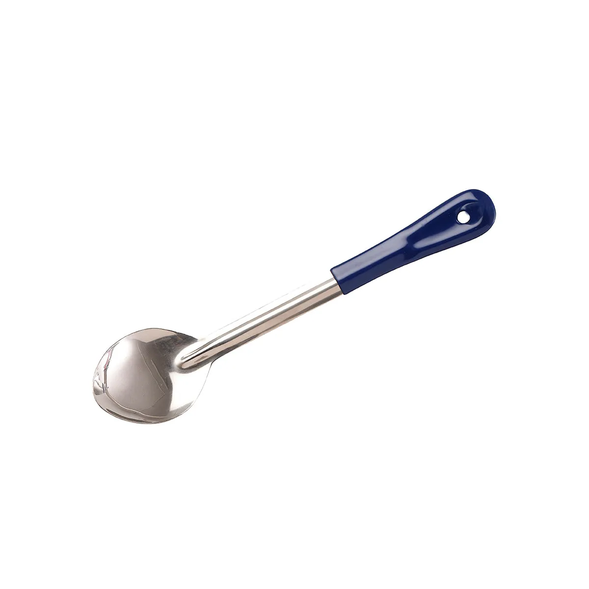 CHEF INOX BASTING SPOON SOLID S/S 100x70x330mm BLUE HDL (*03313-BL*) = PACK OF 12 X EACHES