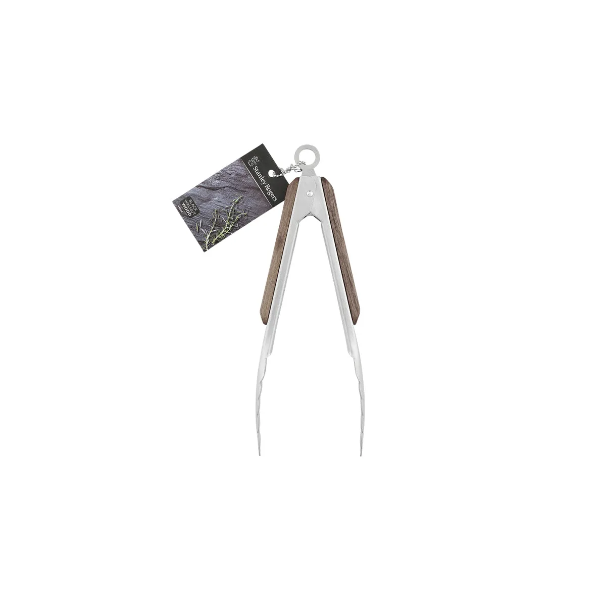 STANLEY ROGERS TONGS-S/S 230mm w/BLACK WALNUT HANDLE (*SR44044*) = PACK OF 12 X EACHES