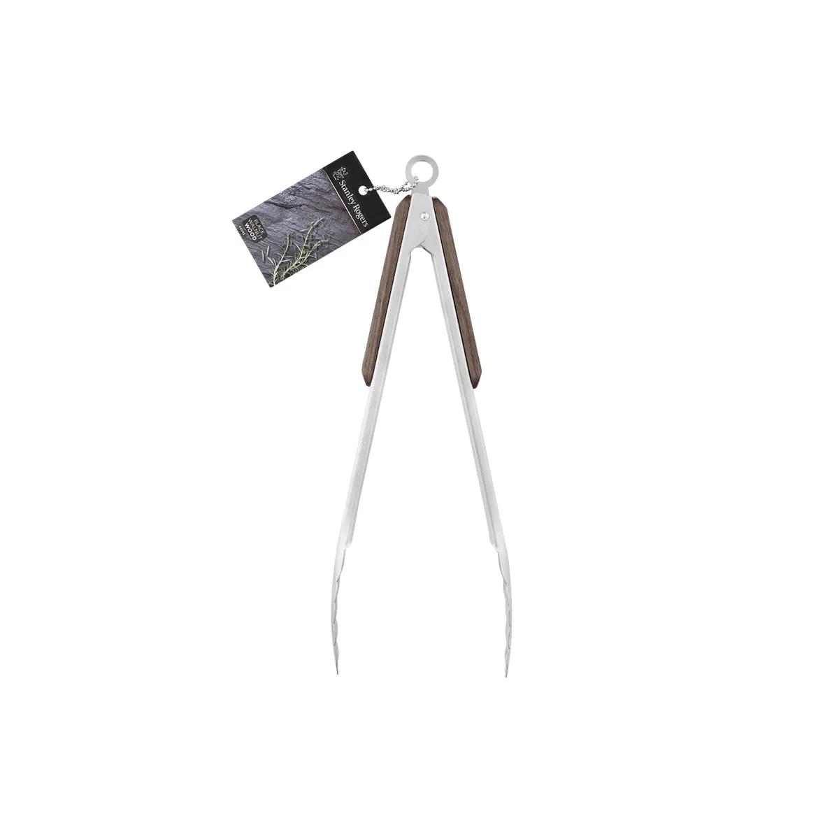 STANLEY ROGERS TONGS-S/S 300mm w/BLACK WALNUT HANDLE (*SR44045*) = PACK OF 24 X EACHES