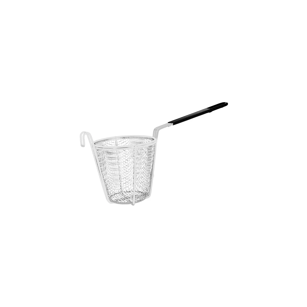 CHEF INOX FRY BASKET ROUND CHROME PLATED 150xH140/HDL210mm (*02715*) = 1 X EACH