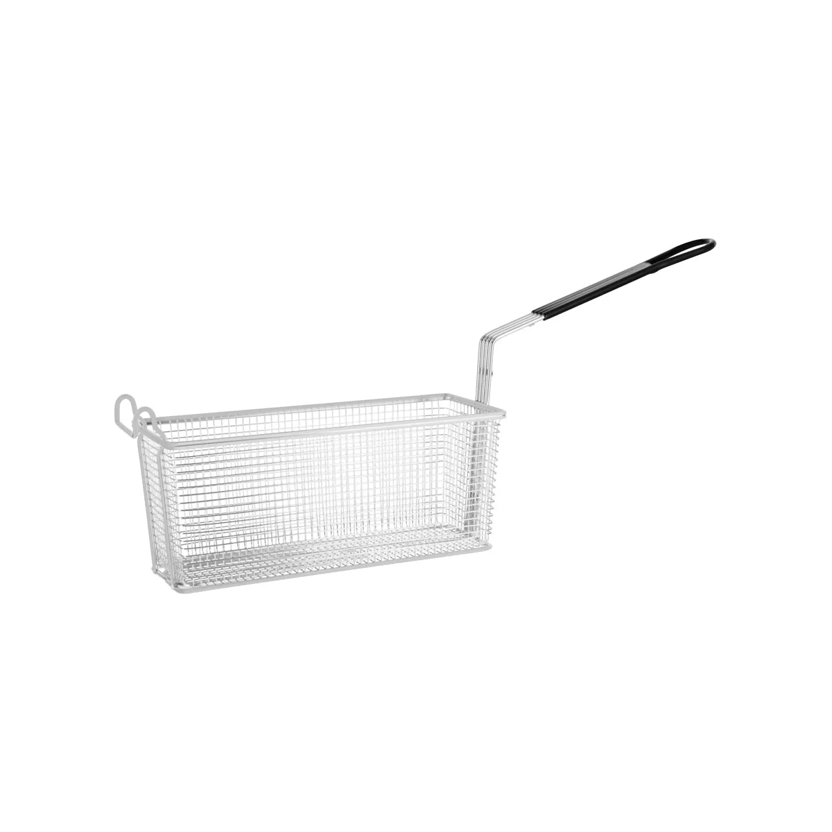 CHEF INOX FRY BASKET RECT CRM PLATED L350xW138xH150/HDL280mm (*02751*) = 1 X EACH