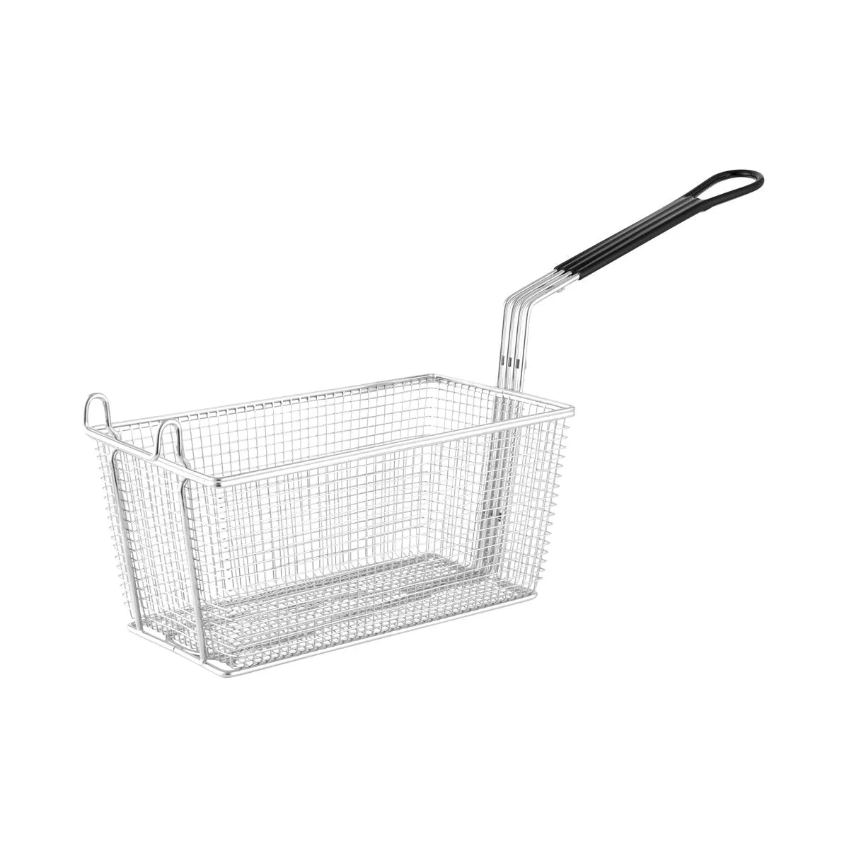 CHEF INOX FRY BASKET RECT CRM PLATED L375xW138xH150/HDL320mm (*02750*) = 1 X EACH