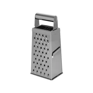 CHEF INOX GRATER 4 SIDED w/TUBE HDL S/S 110x80x240mm (*07352*) = 1 X EACH