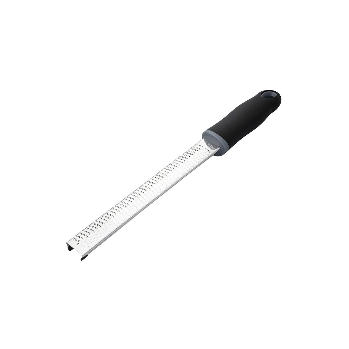 CHEF INOX LONG PLANE CITRUS ZESTER w/BLK HDL 325mm (*07370*) = EACH = 1 / PACK = 12 X EACHES