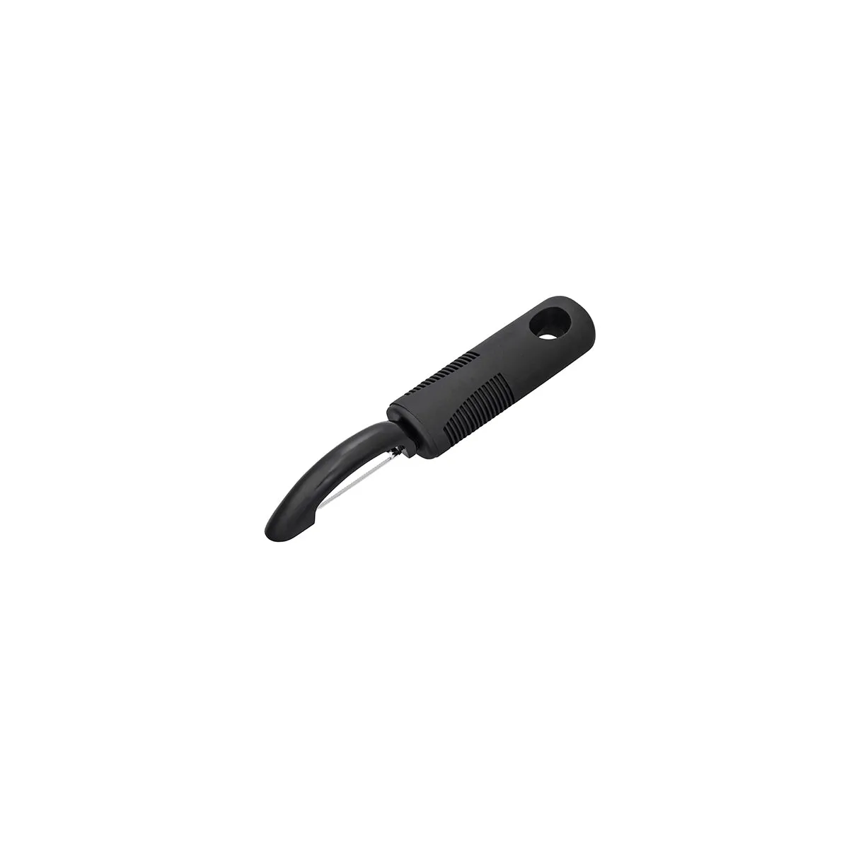 CHEF INOX EASY GRIP FRUIT PEELER SERRATED S/S w/BLK HDL180mm (*07380*) = 1 X EACH