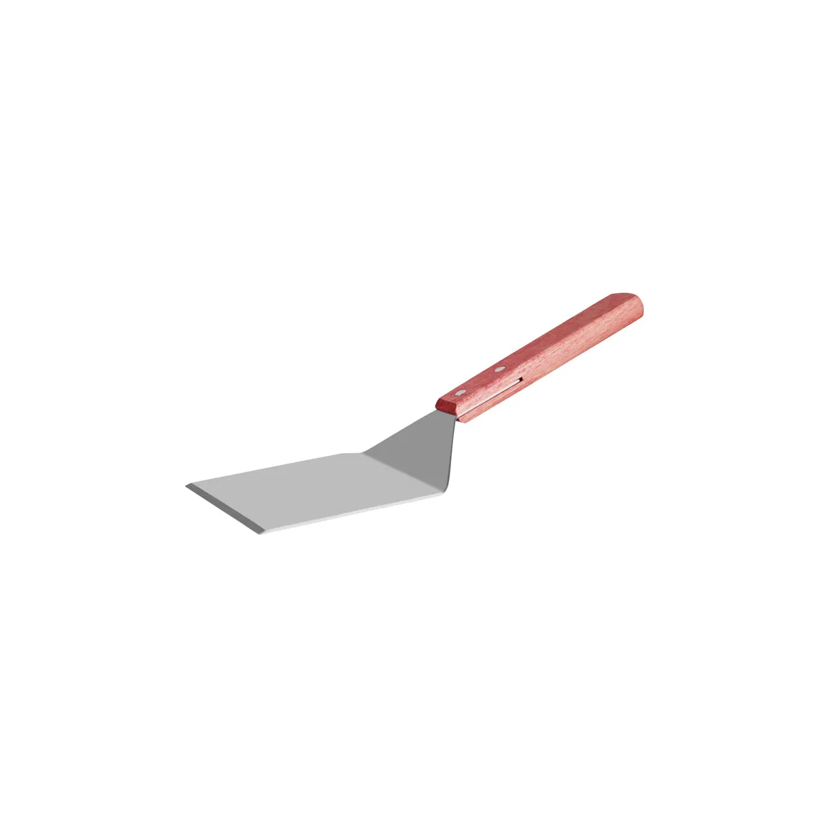 CHEF INOX BURGER TURNER 18/0 w/WOOD HDL 130x110x330mm (*03020*) = 1 X EACH
