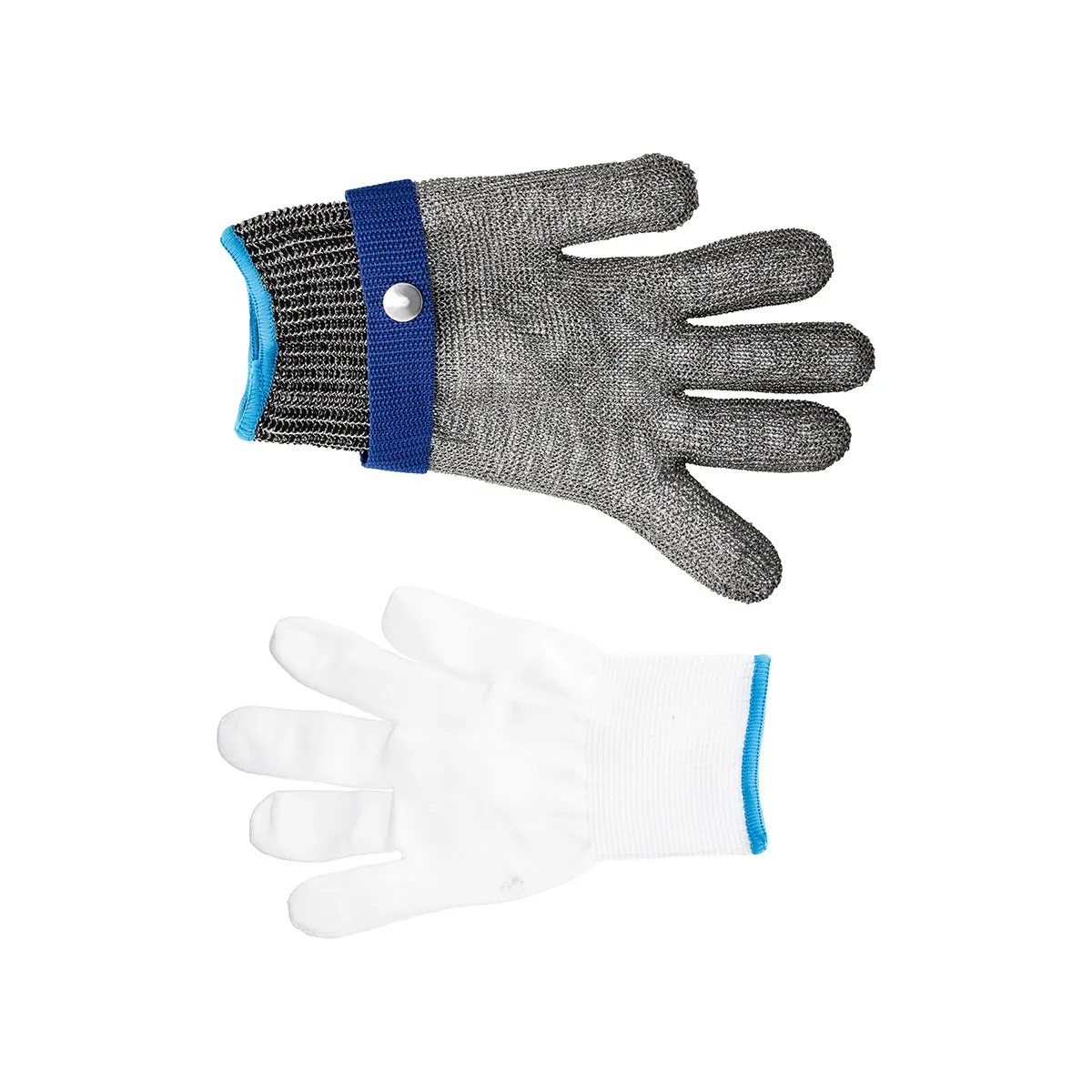 CHEF INOX CHAIN MESH GLOVE WRIST LENGTH 18/10 SIZE LARGE (*31597*) = 1 X EACH