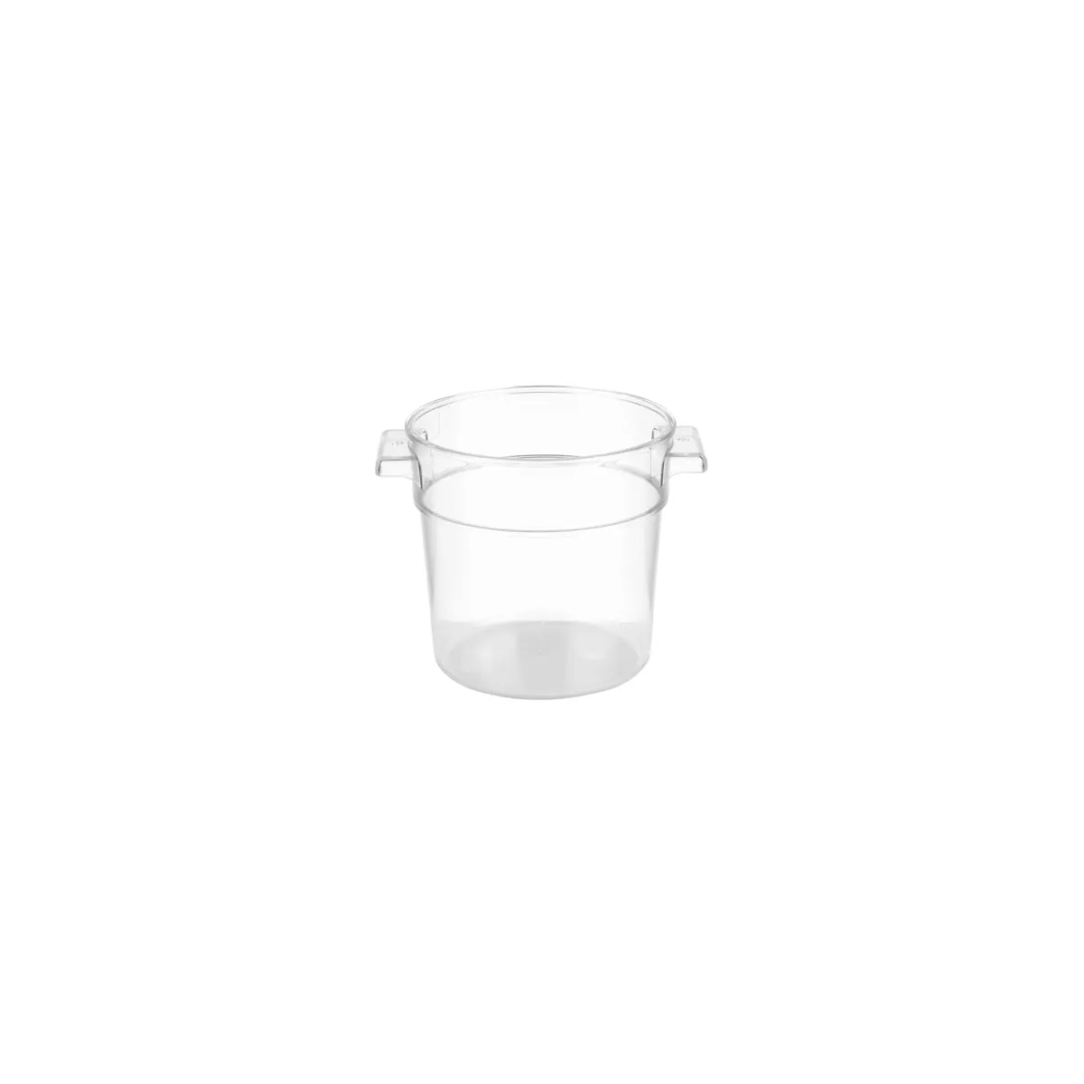 JIWINS ROUND FOOD STORAGE CONTAINER CLEAR PC 130.5x126mm 1lt (*JW-P-100C*) = PACK OF 12 X EACHES