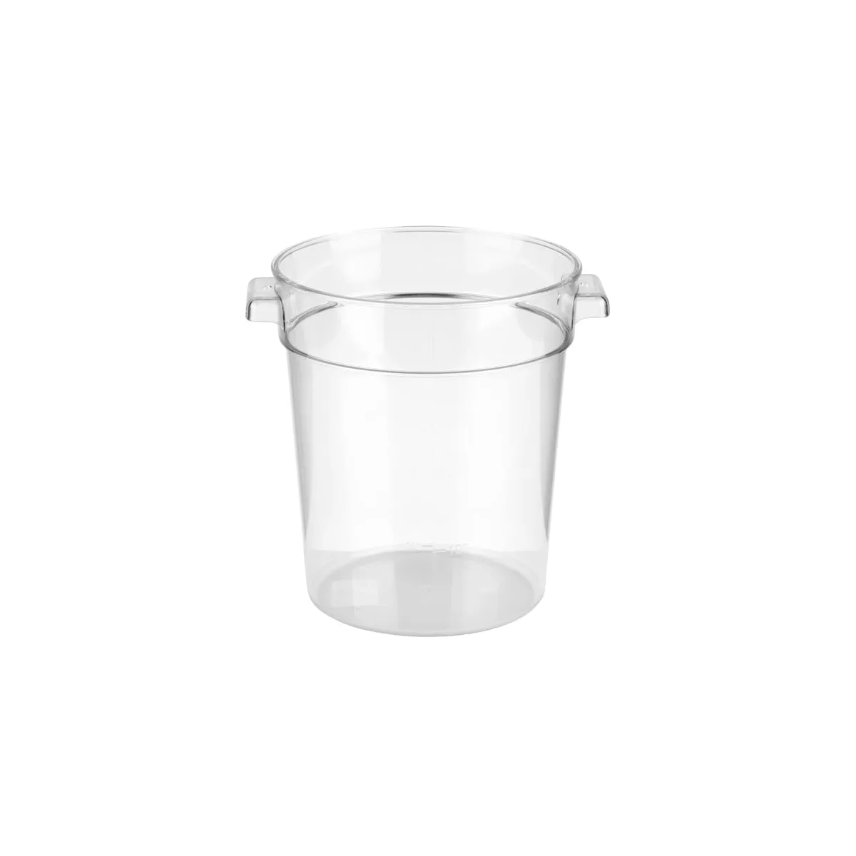 JIWINS ROUND FOOD STORAGE CONTAINER CLEAR PC 226x274mm 7.5lt (*JW-P-104C*) = PACK OF 12 X EACHES