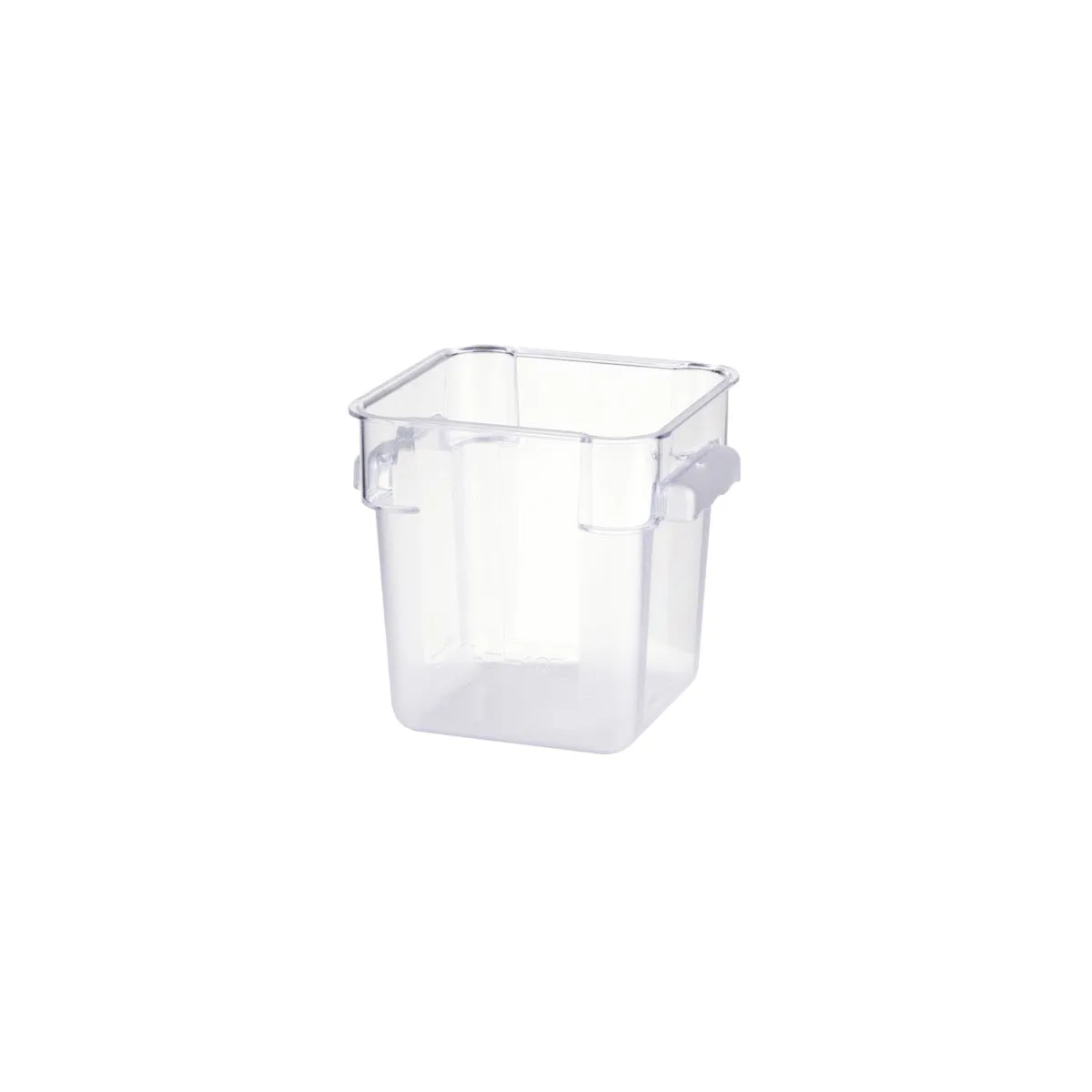 JIWINS SQR FOOD STORAGE CONTAINER CLR PC 180x180x190mm 4lt (*JW-P-061C*) = PACK OF 12 X EACHES