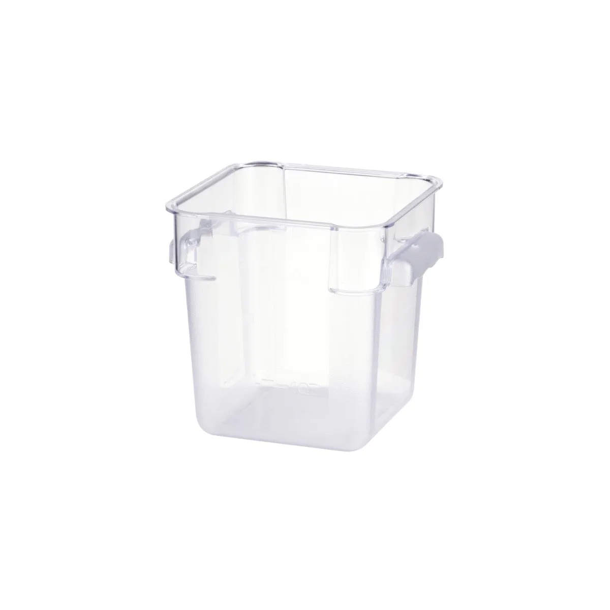 JIWINS SQR FOOD STORAGE CONTAINER CLR PC 225x225x230mm 8lt (*JW-P-063C*) = PACK OF 12 X EACHES
