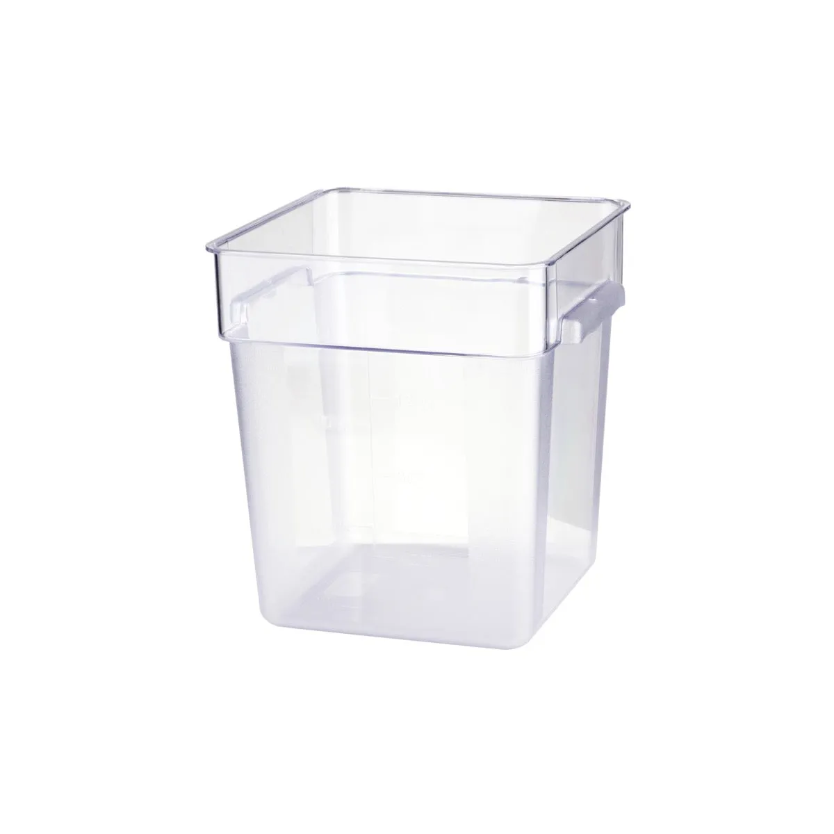 JIWINS SQR FOOD STORAGE CONTAINER CLR PC 285x285x320mm 18lt (*JW-P-065C*) = PACK OF 12 X EACHES