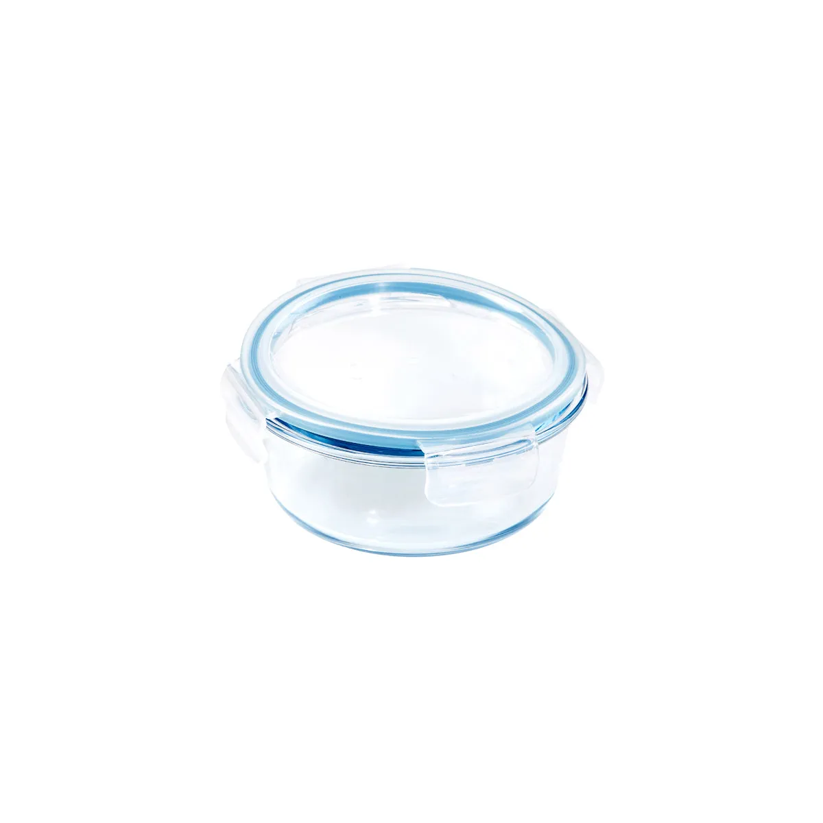 WILTSHIRE ROUND GLASS CONTAINER 600ml (*WLT48175*) = PACK OF 6 X EACHES
