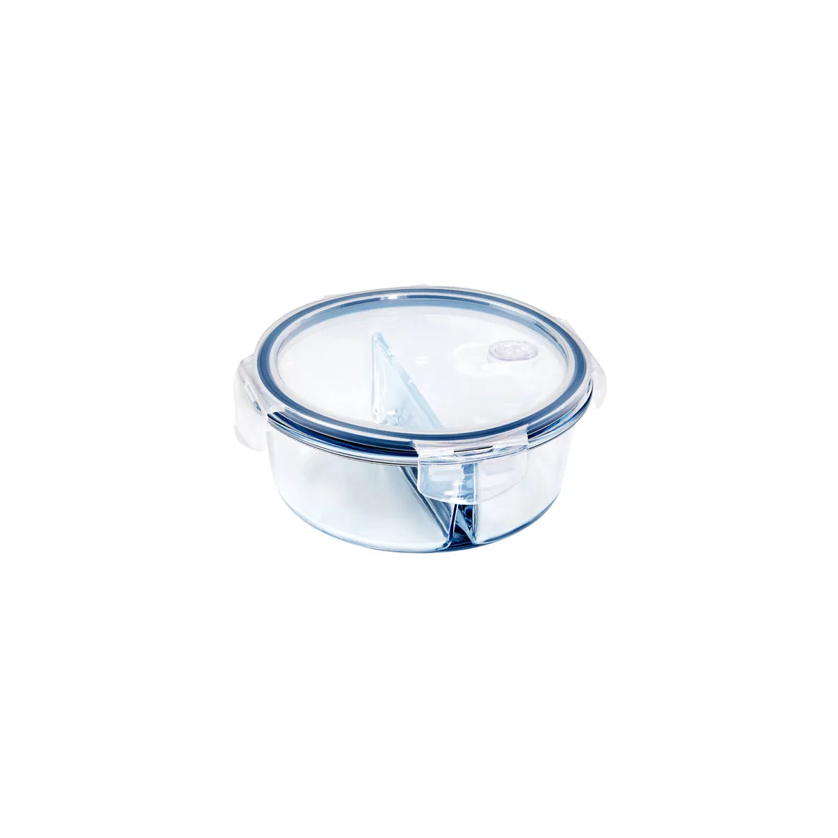 ETERNA GLASS CONTAINERS 2 DIV RND 950ml (*ETR48143*) = PACK OF 4 X EACHES