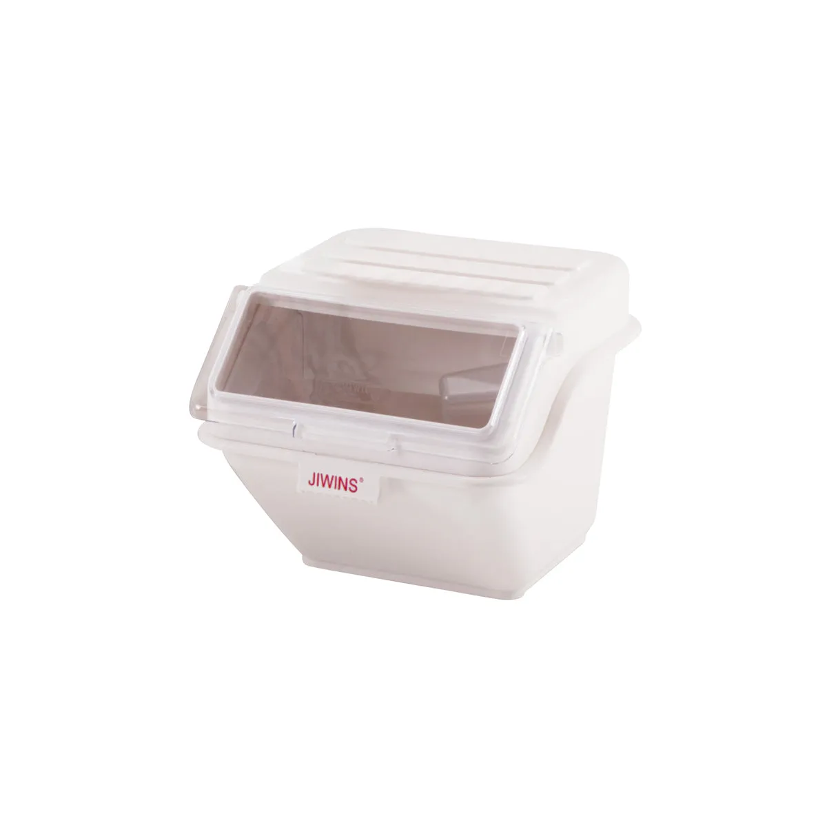 JIWINS SHELF INGREDIENT BIN WHITE PP/PC 593x486x432mm 40lt (*JW-S40*) = 1 X EACH
