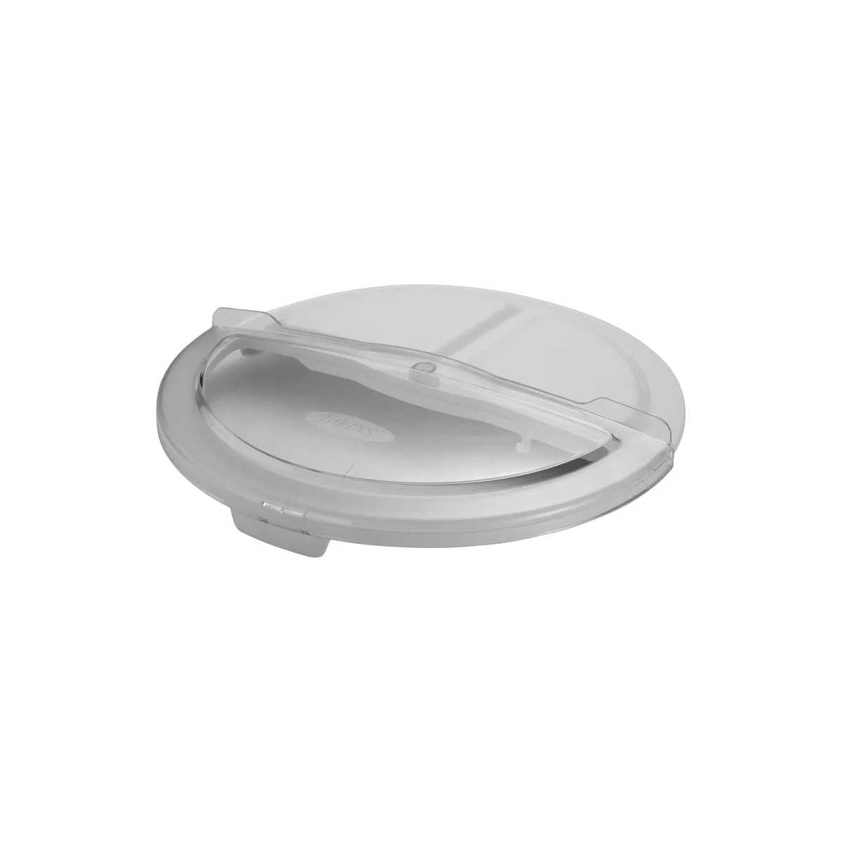 JIWINS SILIDING LID FOR 75.7lt CONT. w/SCOOP WHI 437x76mm (*JW-CRCS76*) = PACK OF 6 X EACHES