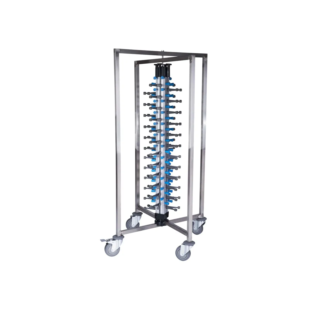JIWINS MOBILE PLATE RACK FOR 48 PLATES SS 650x590x1260mm (*JW-DC48*) = 1 X EACH