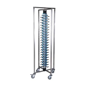 JIWINS MOBILE PLATE RACK FOR 84 PLATES SS 650x590x1900mm (*JW-DC84*) =  1 X EACH