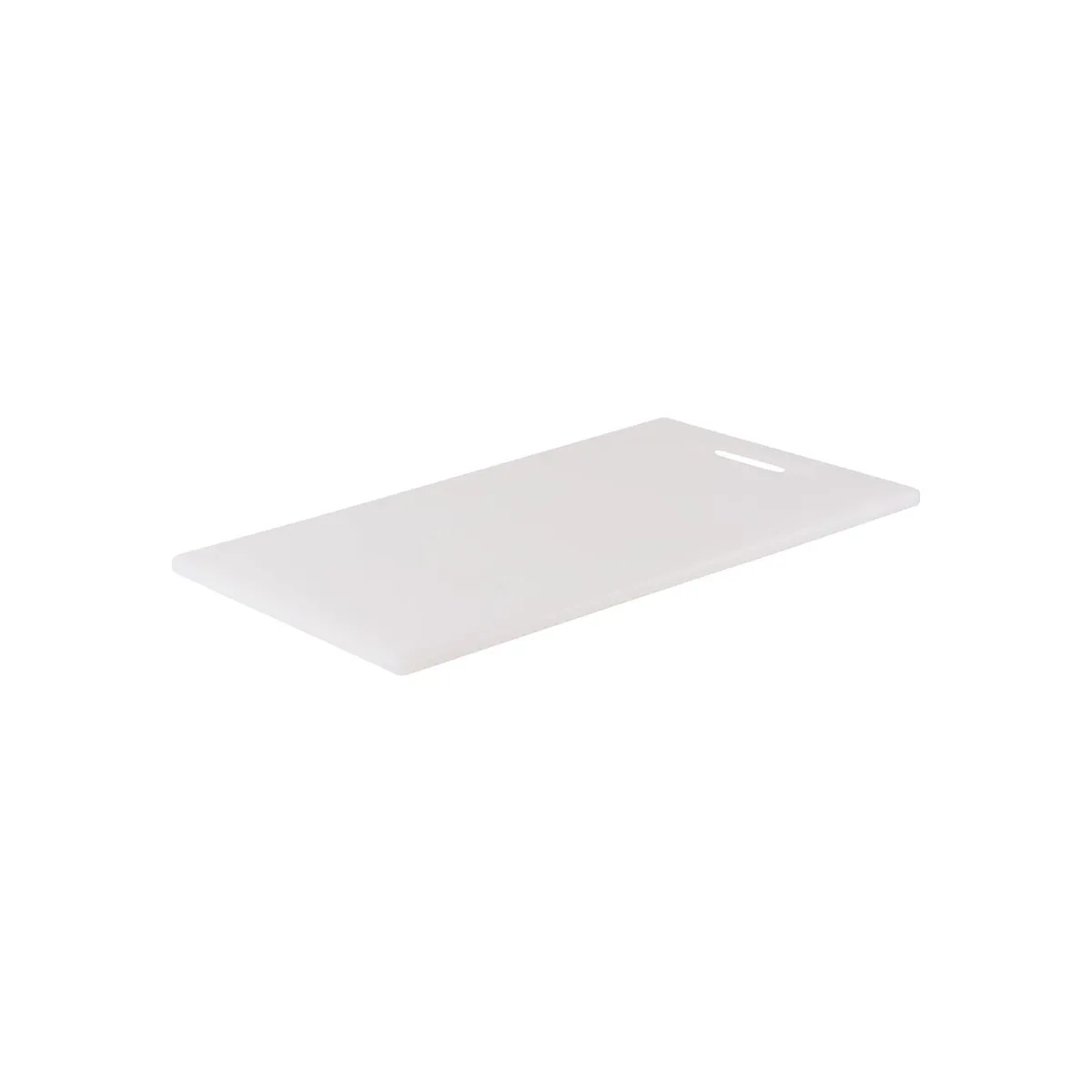 CHEF INOX CUTTING BOARD HACCP w/HDL PE 300x450x12mm WHITE (*04320*) = PACK OF 6 X EACHES