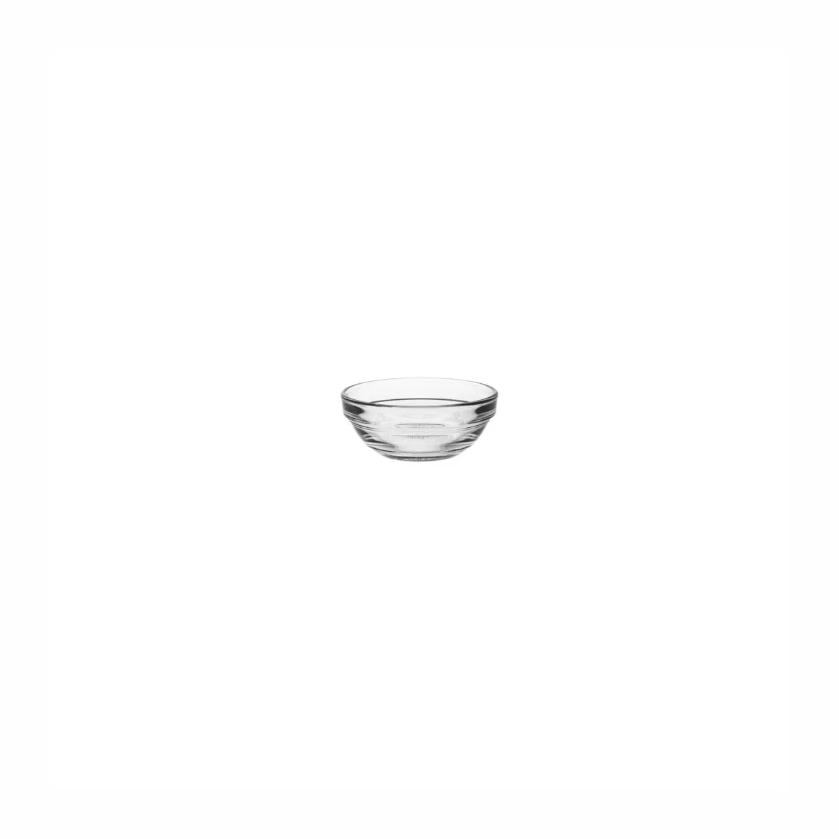 DURALEX GIGOGNE/LYS STACKABLE BOWL 75mm 70ml CLEAR (2021A) (*500-201*) = PACK OF 8 X EACHES