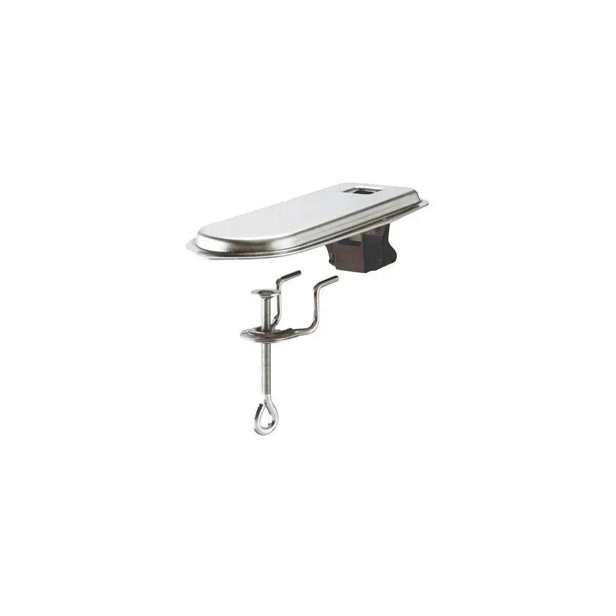 BONZER CLAMP AND BASE S/S FINISH (10257-07) (*05000-D*) = 1 X EACH