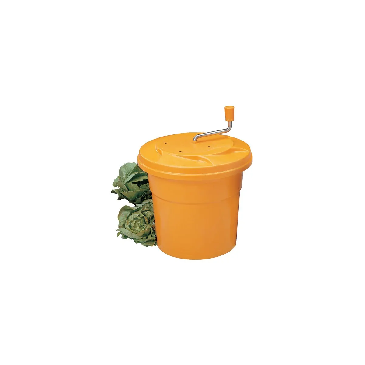 PADERNO MANUAL SALAD SPINNER PP 430x520mm 25lt ORANGE (*PD9888-20*) = 1 X EACH