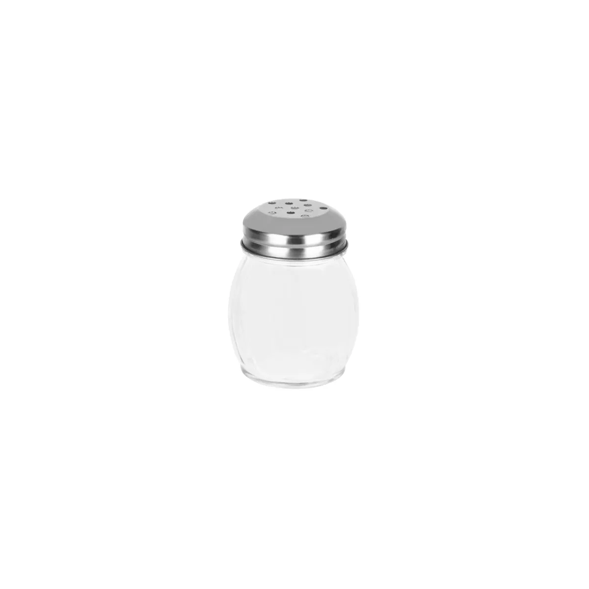 CHEF INOX CHEESE SHAKER GLASS w/S/S LID 170ml (*06816*) = PACK OF 12 X EACHES