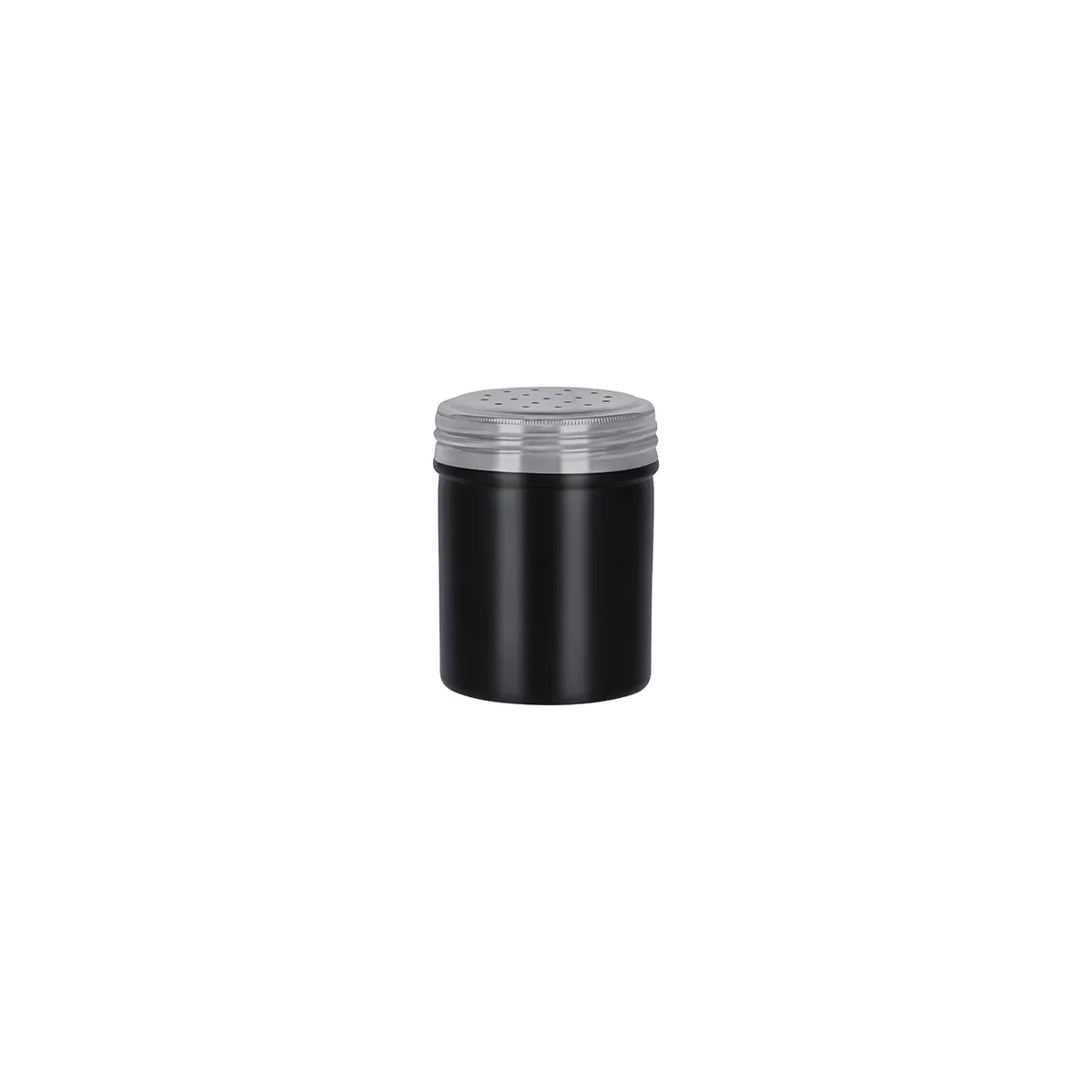 CHEF INOX SALT DREDGE S/S 70x90mm 285ml BLACK (*07241-BK*) = PACK OF 12 X EACHES