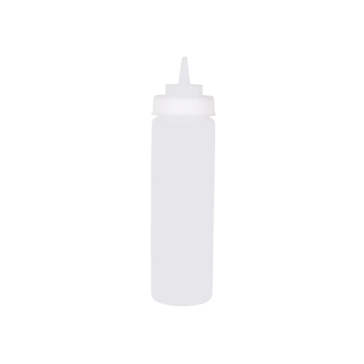 CHEF INOX SQUEEZE BOTTLE WIDE MOUTH PP 720ml/24oz CLEAR (*06973*) = EACH = 1 / PACK = 12 X EACHES