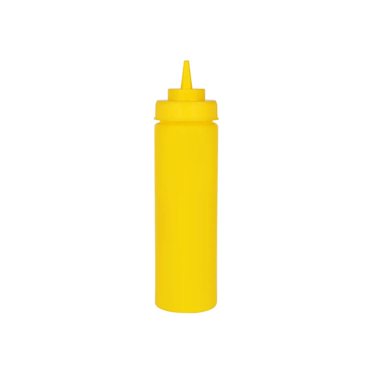 CHEF INOX SQUEEZE BOTTLE WIDE MOUTH PP 720ml/24oz YELLOW (*06974*) = PACK OF 12 X EACHES