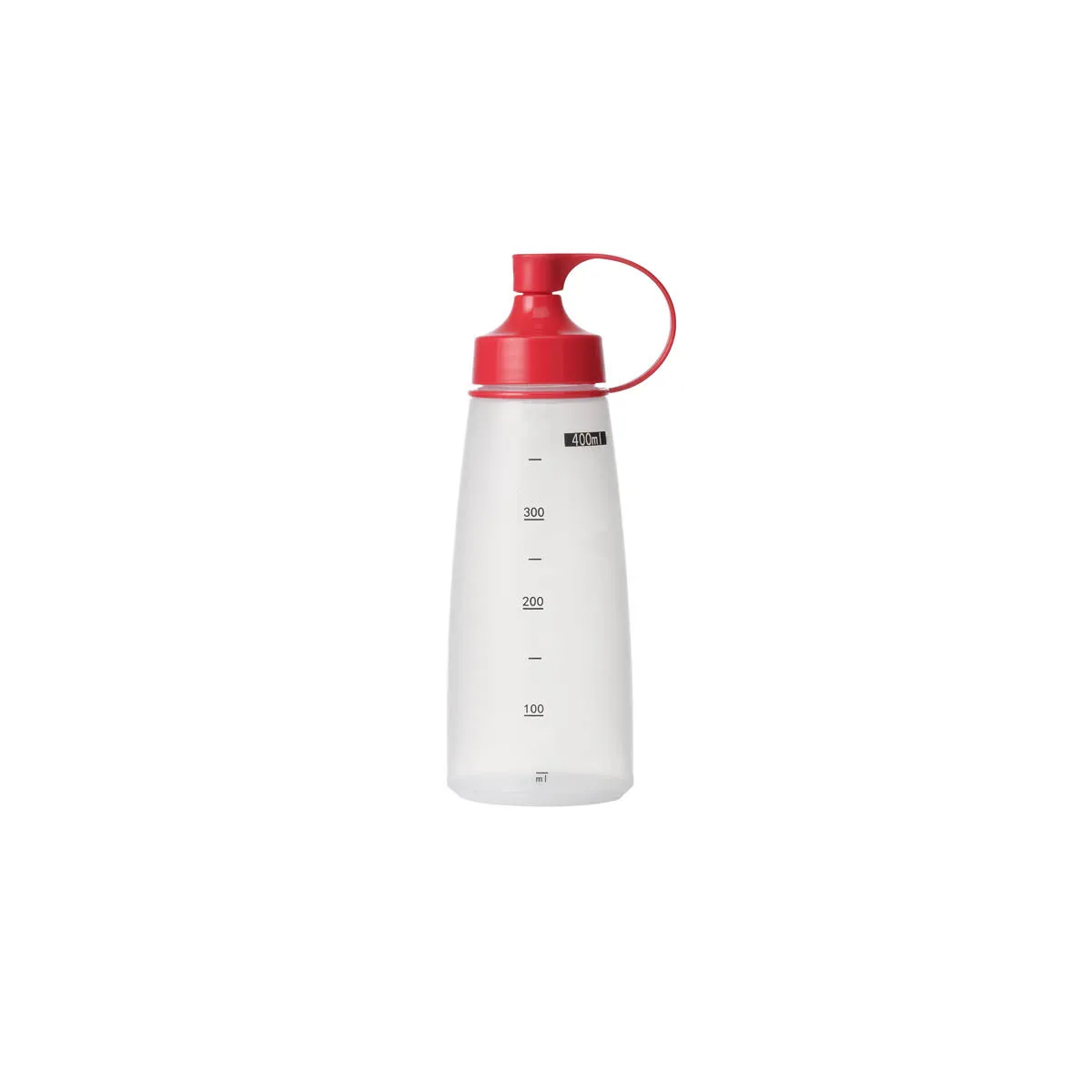 CHEF INOX SOFT SQUEEZE BOTTLE w/RED CAP 400ml (*06831*) = PACK OF 10 X EACHES