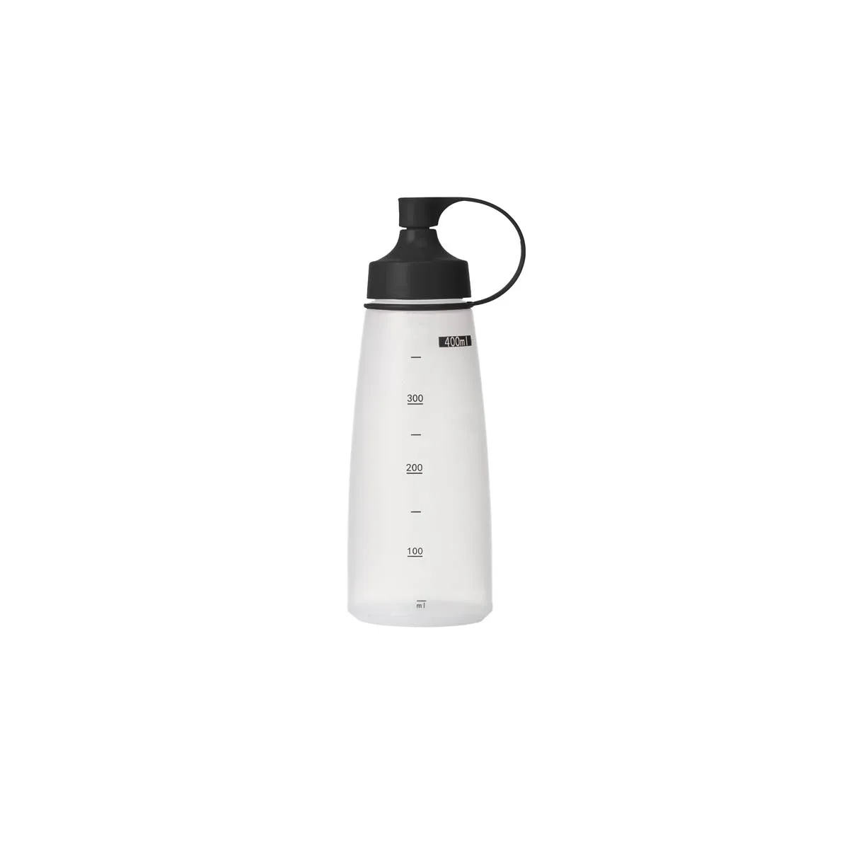 CHEF INOX SOFT SQUEEZE BOTTLE w/BLACK CAP 400ml (*06832*) = PACK OF 10 X EACHES
