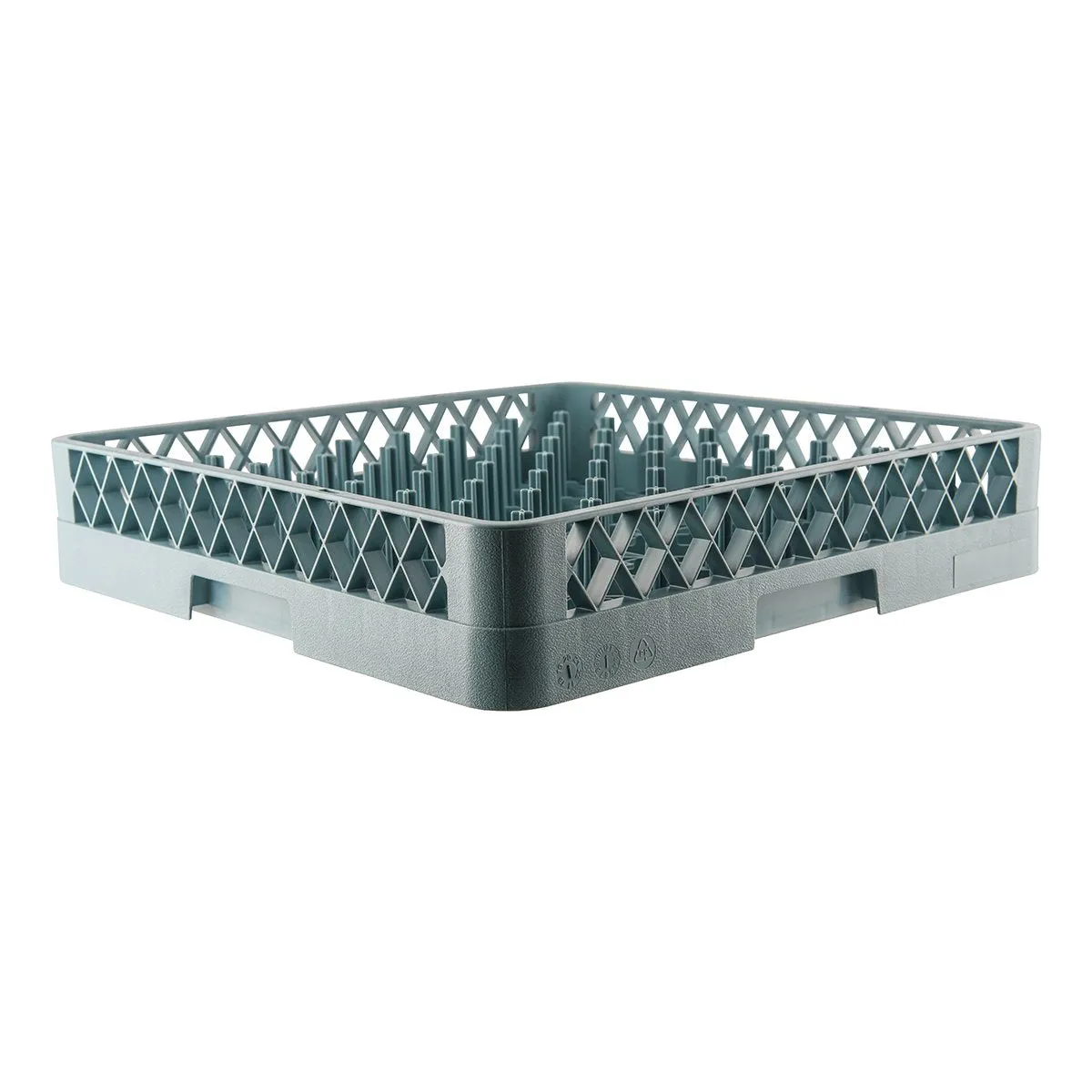 CHEF INOX WASHRACK PEG RACK GREY 490x490x100mm (*69857*) = PACK OF 6 X EACHES