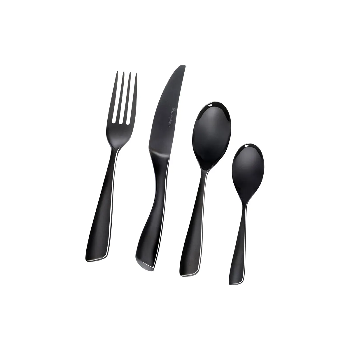 STANLEY ROGERS SOHO ONYX 24PC CUTLERY SET (*SR50623*) = PACK OF 4 X SETS
