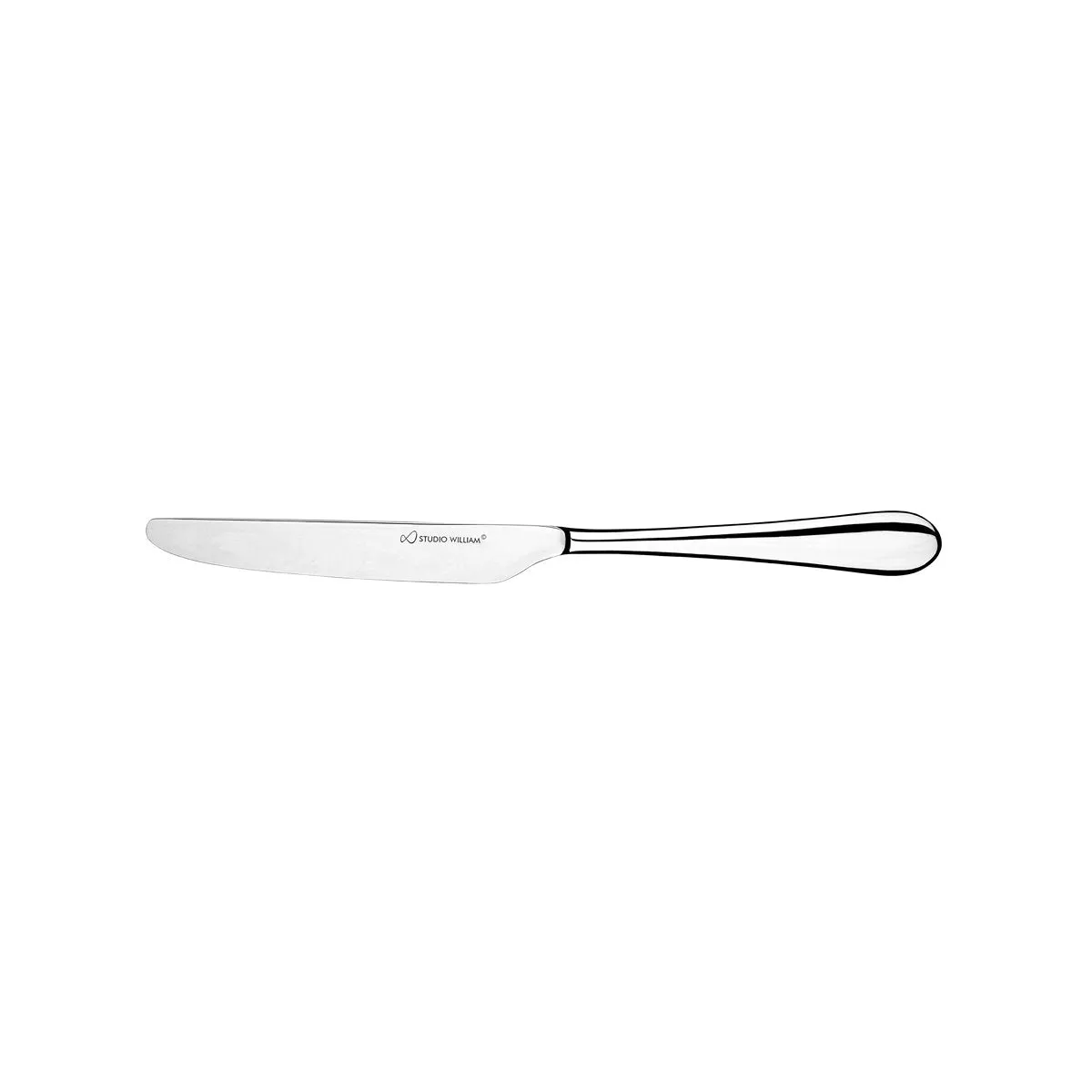 STUDIO WILLIAM MULBERRY MIRROR TABLE KNIFE 240mm (*SWW-MUM01*) =  1 X DOZEN