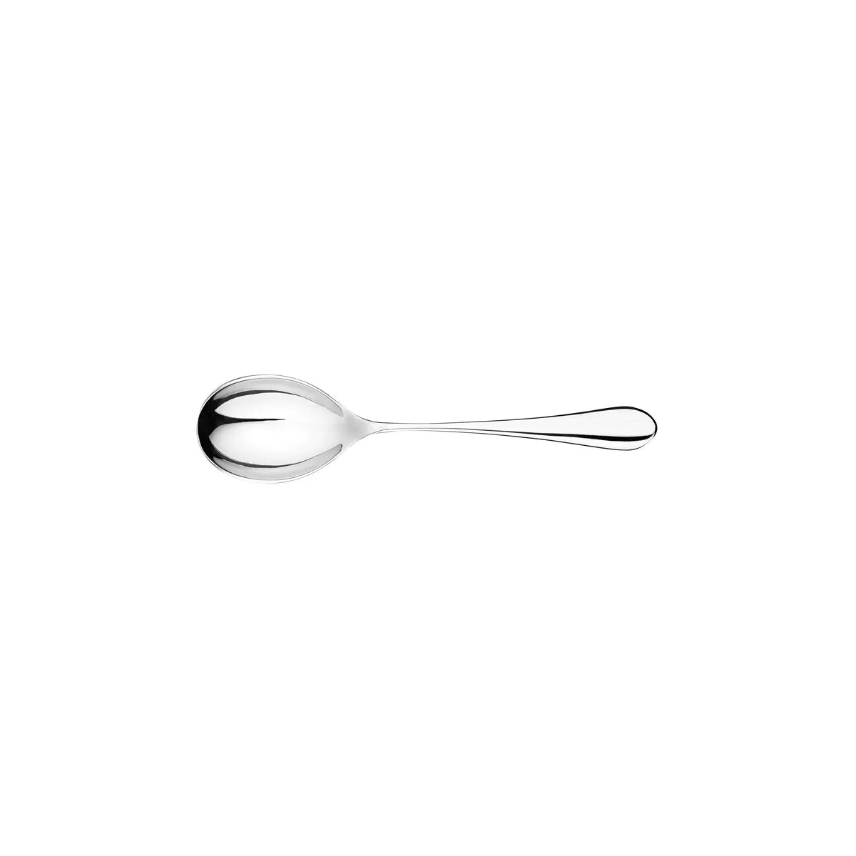 STUDIO WILLIAM MULBERRY MIRROR BOUILLON SPOON 188mm (*SWW-MUM34*) = 1 X DOZEN