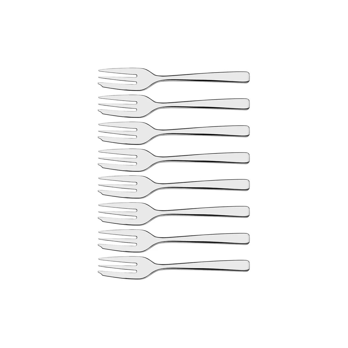 TABLEKRAFT AMALFI CAKE FORK SET 8pc 18/10 140mm (*18100-103*) = 1 X SET