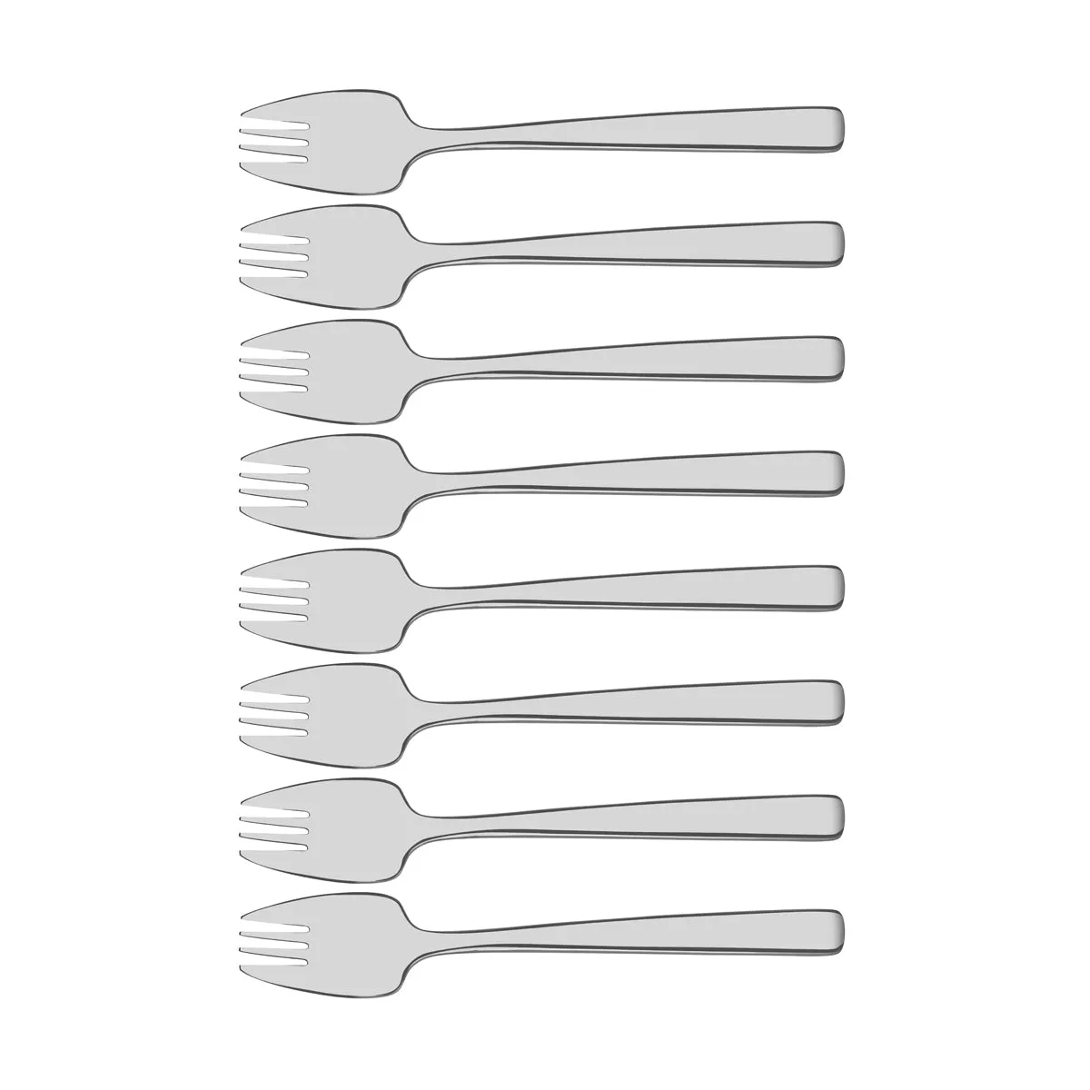 TABLEKRAFT AMALFI BUFFET FORK SET 8pc 18/10 180mm (*18100-117*) = 1 X SET