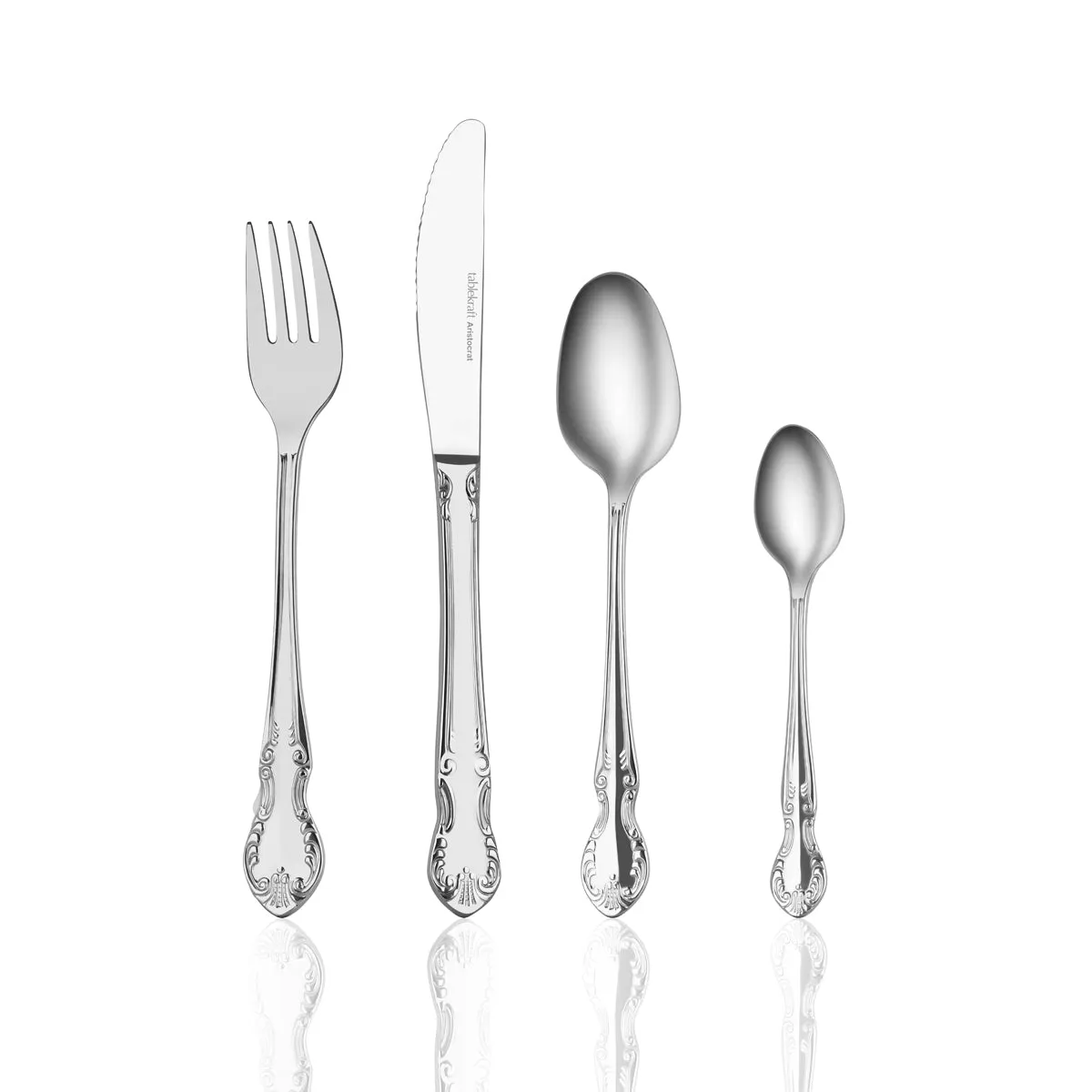 TABLEKRAFT ARISTOCRAT CUTLERY SET 32pc 18/0 (*01500-32*) = 1 X SET