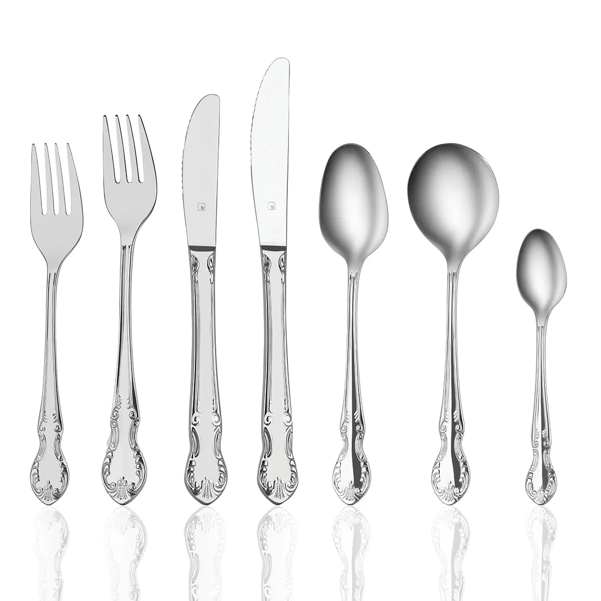 TABLEKRAFT ARISTOCRAT CUTLERY SET 56pc 18/0 (*01500-56*) = 1 X SET