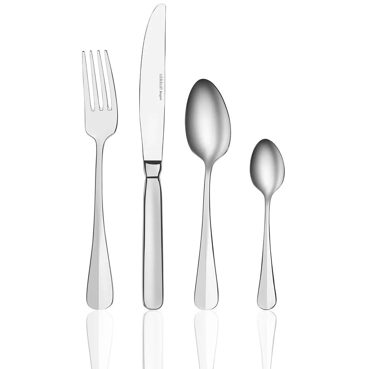 TABLEKRAFT BOGART CUTLERY SET 32pc 18/10 COMP BOXED SOLID (*18500-32C*) = 1 X SET