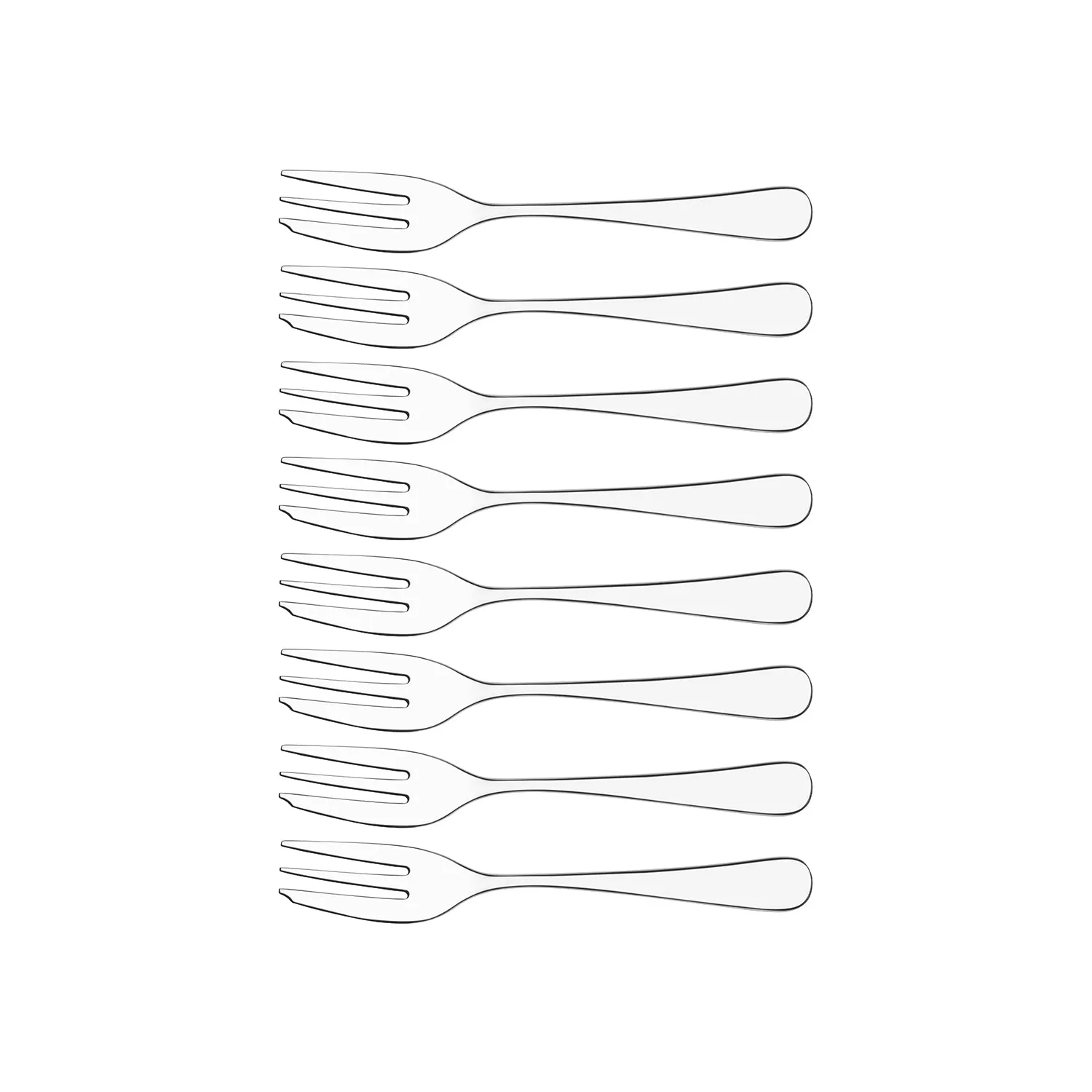 TABLEKRAFT FLORENCE CAKE FORK SET 8pc 18/10 145mm (*12200-103*) =  1 X SET