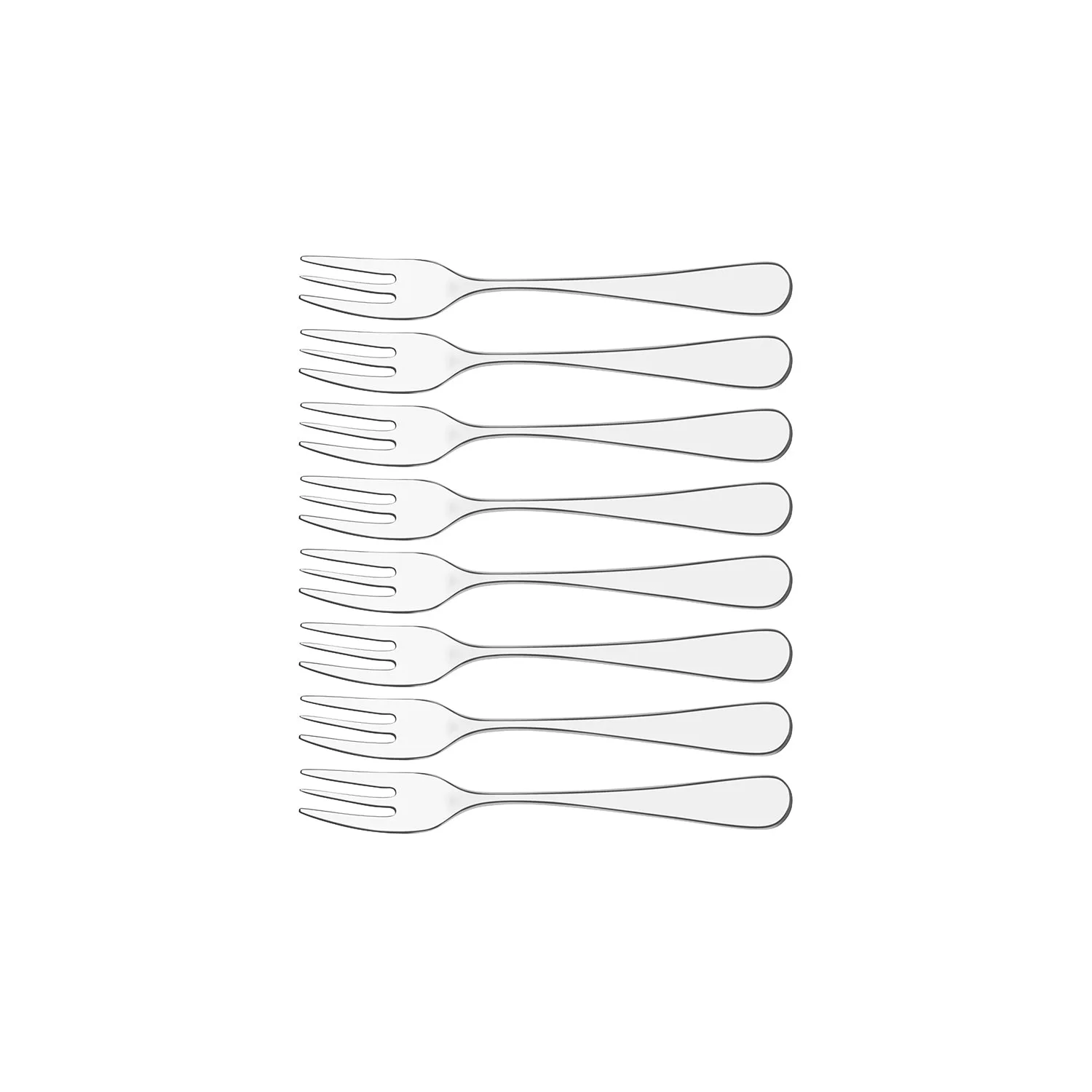 TABLEKRAFT FLORENCE OYSTER FORK SET 8pc 18/10 (*12200-20*) =  1 X SET