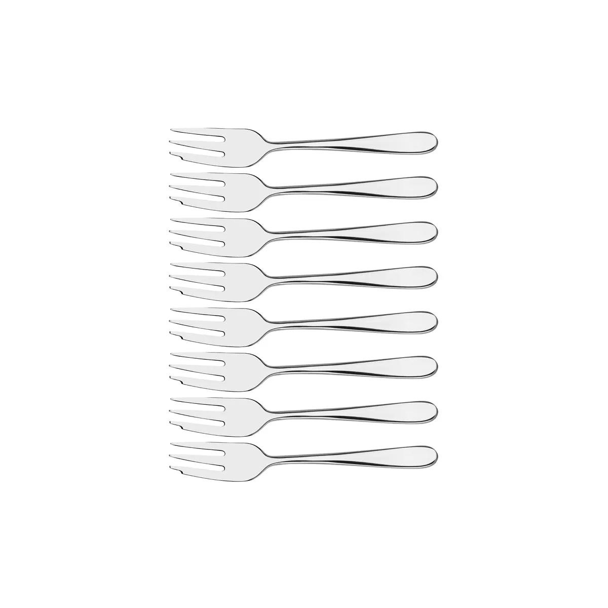 TABLEKRAFT GABLE CAKE FORK SET 8pc 18/10 145mm (*18800-103*) =  1 X SET