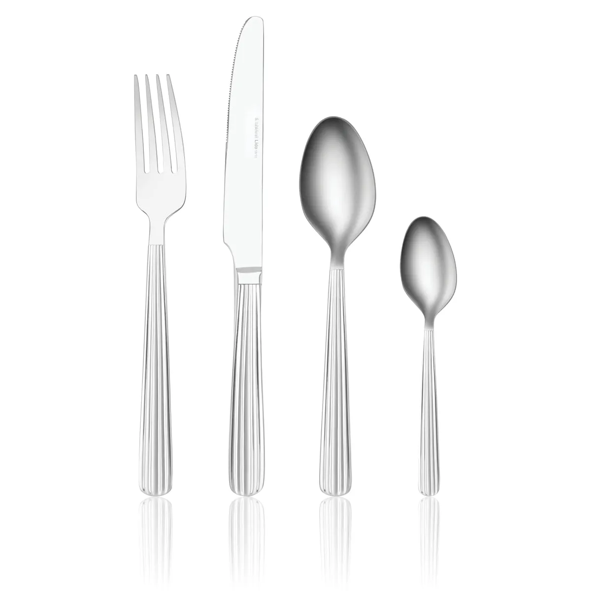 TABLEKRAFT LIDO CUTLERY SET 24pc 18/10 COMPLETE BOXED (*12400-24C*) =  1 X SET