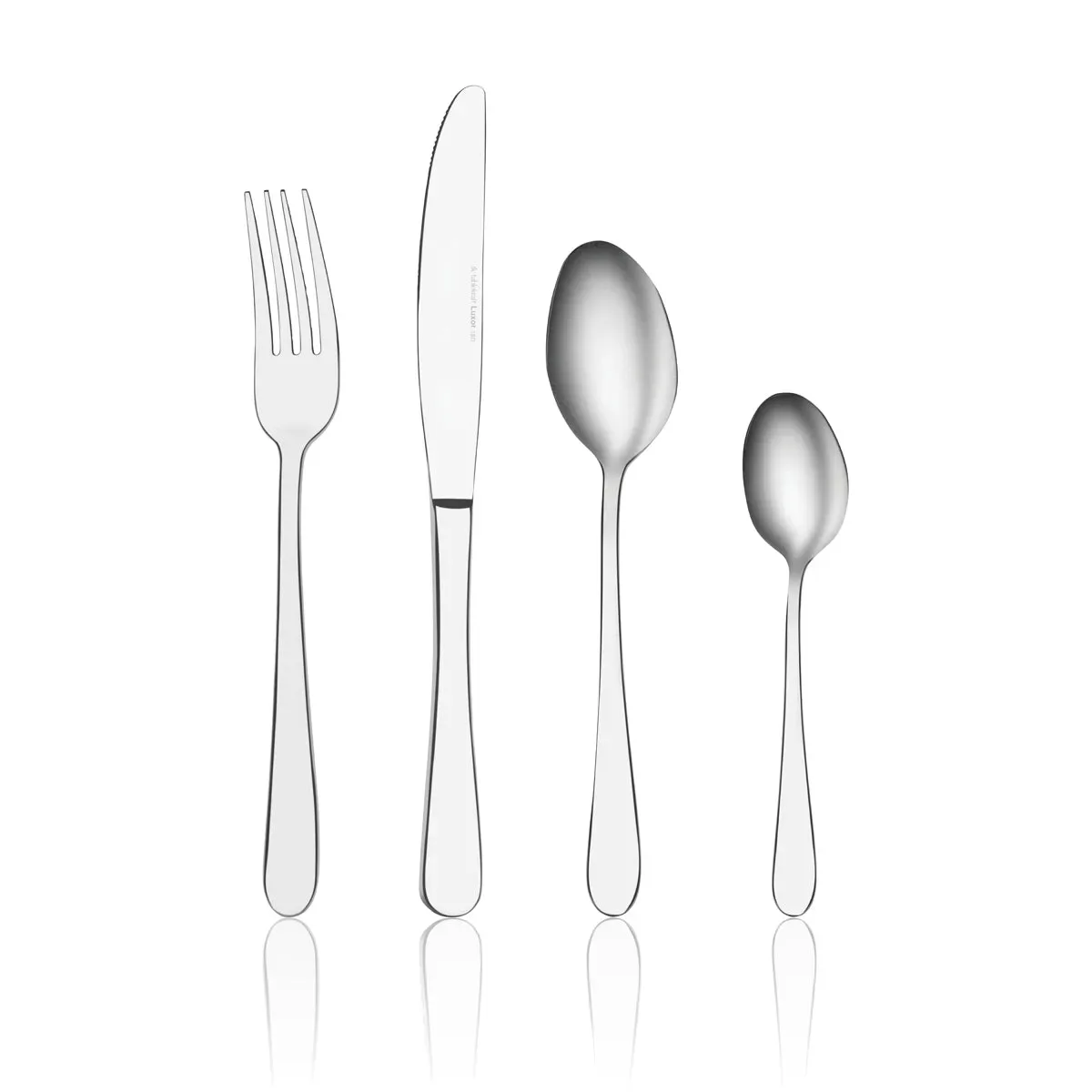 TABLEKRAFT LUXOR CUTLERY SET 24pc 18/0 COMP BOXED (*17600-24C*) = 1 X SET