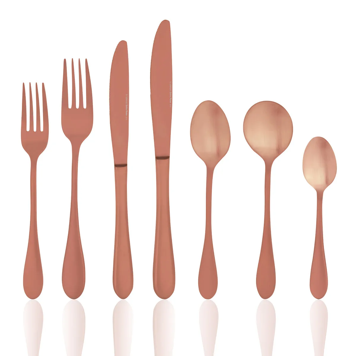 TABLEKRAFT SOHO ROSE CUTLERY SET 56pc 18/10 (*13100-56*) = 1 X SET